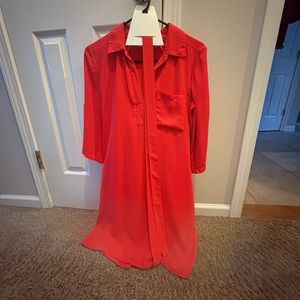 Elegant Red Women's Dress